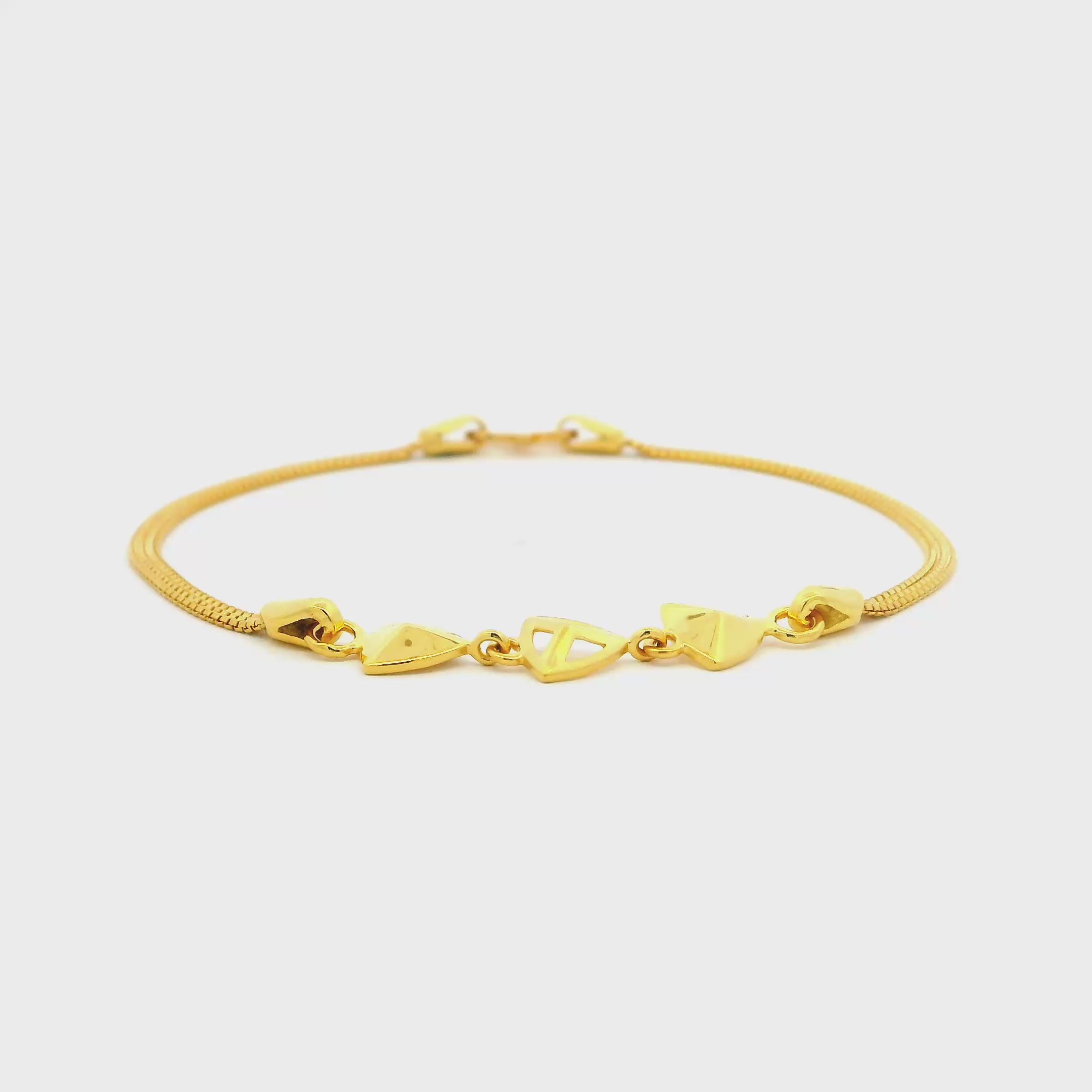 Daily Charm Gold Bracelet for Women