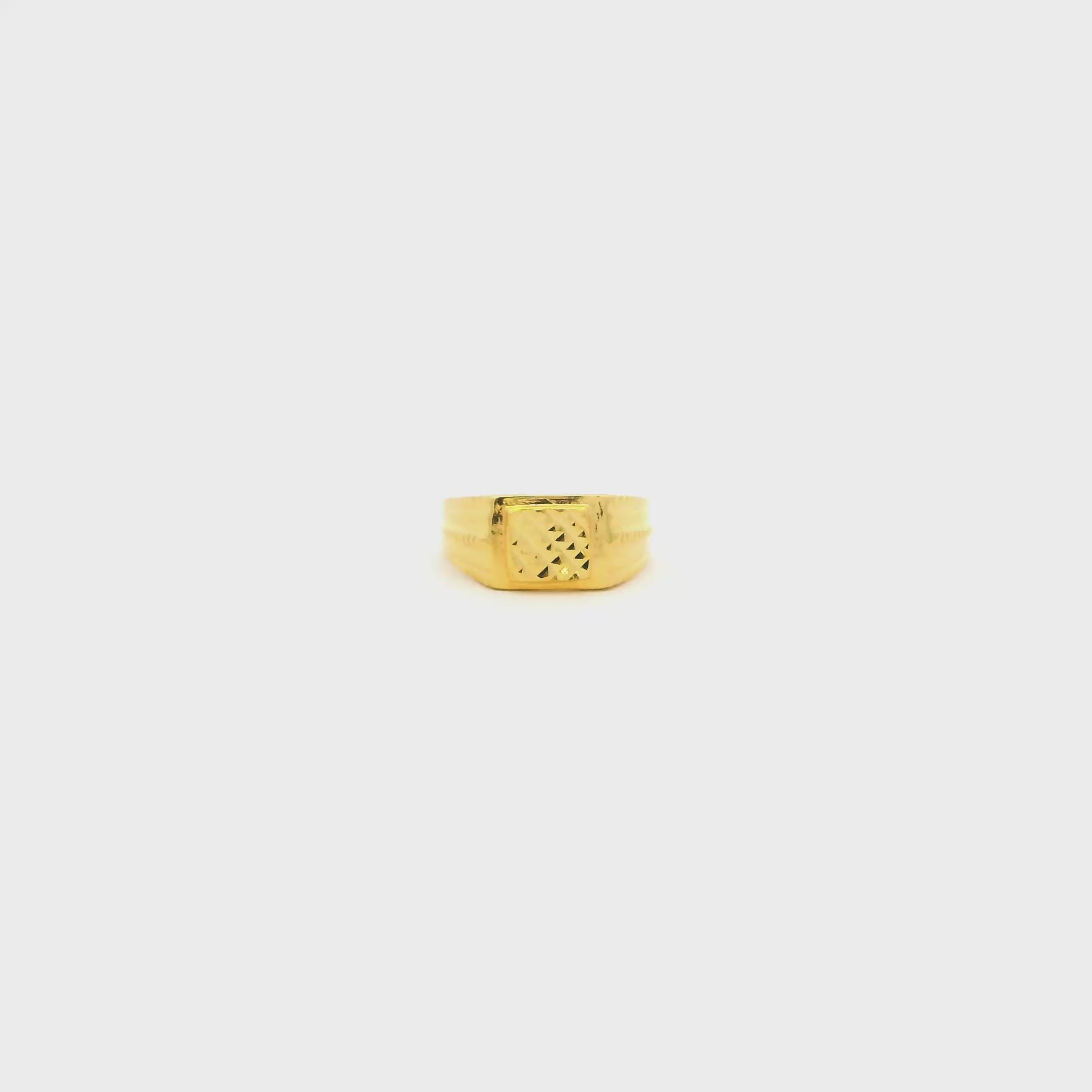 Magical Shine Gold Kids Ring