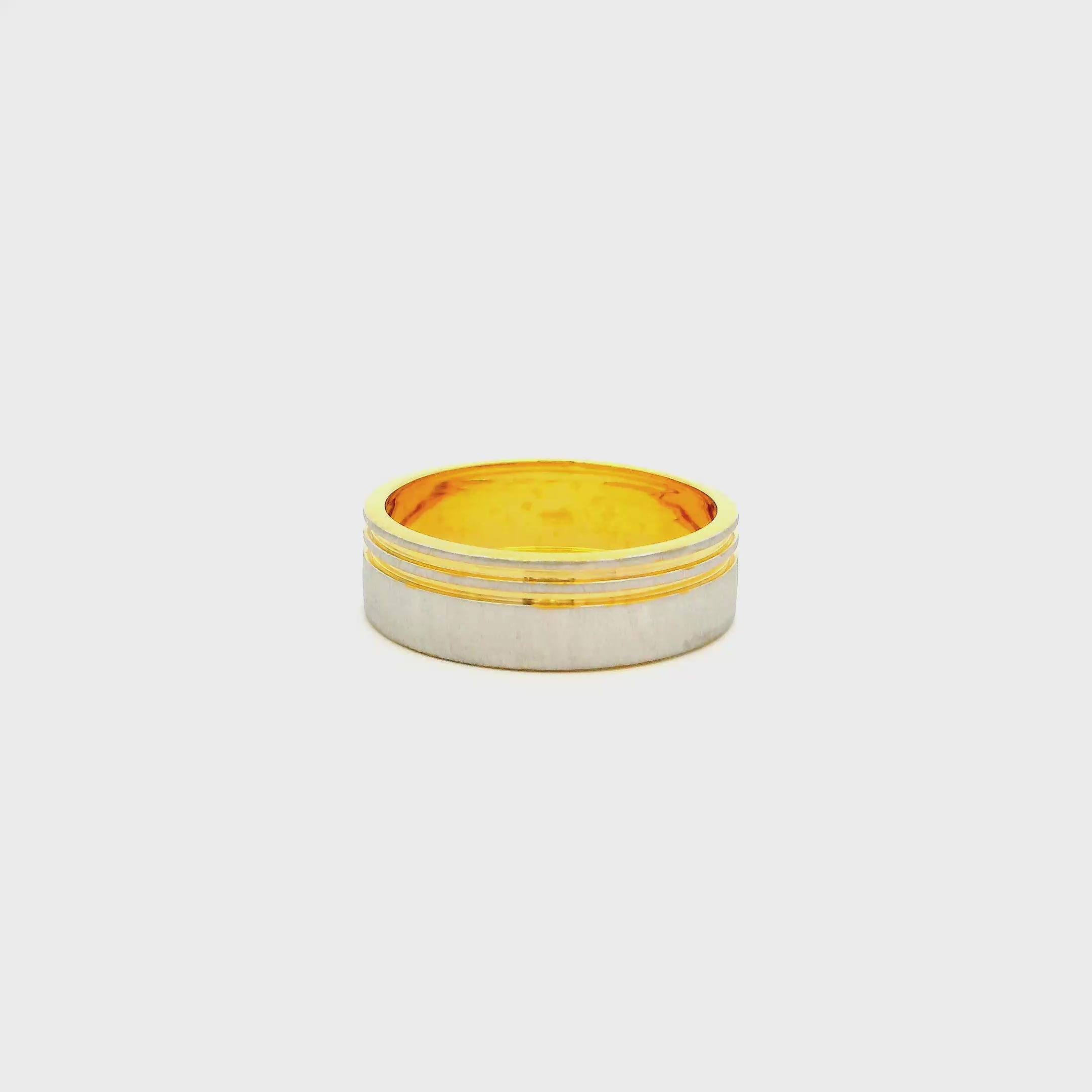 Vibrant Vigour Gold Ring for Men
