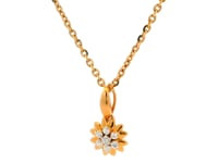 Gorgeous Flora Gold Pendant