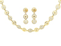 Evening Elegance Gold Necklace Set