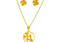 Glorious Clover Gold Pendant