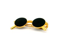 Stylish Sunglasses Gold Tie Pin