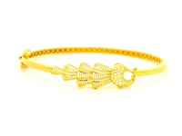 Captivating Jhali Gold Bracelet