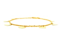 Hearty Glow Gold Bracelet