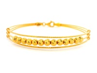 Captivating Gold Beads Bracelet