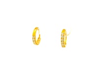 Sleek Shine Gold Earrings for Women