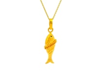 Posh Piscis Gold Pendant