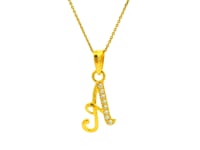 Amazing Dazzle Gold Pendant