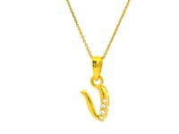 Riveting Vibrance Gold Pendant