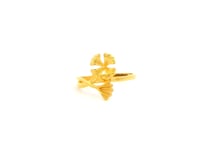 Petal Charm Gold Ring