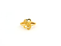 Delicate Hearts Gold Ring for Women