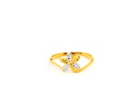Graceful Petal Gold Ring