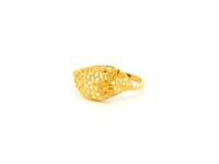 Floral Whisper Gold Ring