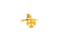 Soigne Blossom Gold Ring for Women