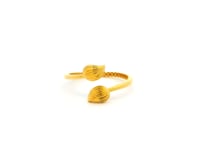 Leafy Swirl Gold Ring