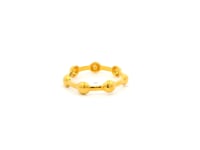 Jazzy Beads Gold Ring for Women