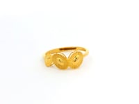 Groovy Orbs Gold Ring