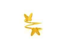 Fancy Flutter Gold Ring