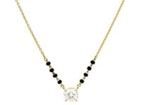 Radiant Sphere Lab Grown Diamond Mangalsutra