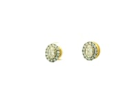 Opulent Oblong Lab Grown Diamond Earrings