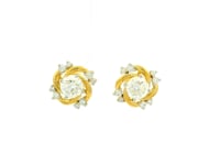 Seraphic Swirl Lab Grown Diamond Earrings