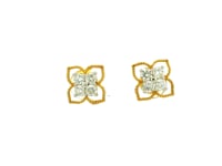 Cosmic Clover Lab Grown Diamond Earrings