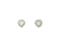 Glittering Hearts Lab Grown Diamond Earrings