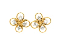 Clover Shimmer Lab Grown Diamond Earrings