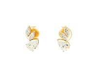 Luxuriant Petals Lab Grown Diamond Earrings