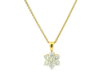 Dazzling Daisy Lab Grown Diamond Pendant