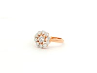 Enchanting Floral Dazzle Lab Grown Diamond Ring