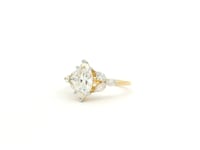 9K Lab Grown Diamond Ring For Women