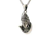 Celestial Harmony Silver Shiva Locket for Men