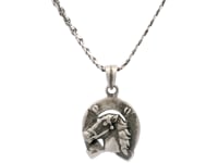 Dark Stalion Silver Pendant for Men