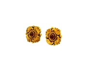 Matte Gold Plated Stud