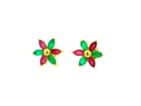 Dainty Flower Gold Plated Studs