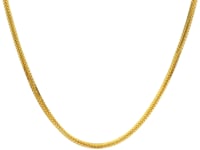 Edgy Radiance Men Gold Chain