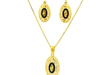 Soire Elegance Gold Pendant Set