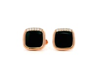 Midnight Zest Gold Cufflinks