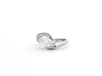 Enticing Swirl Lab Grown Diamond Ring