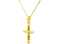 Gracious Crucifix Gold Pendant