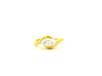 Mesmeric Swirl Lab Grown Diamond Ring