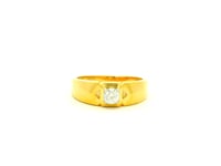 Splendour Simplicity Men Lab Grown Diamond Ring