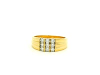 Bold Gleam Men Lab Grown Diamond Ring