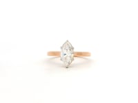 9K Lab Grown Diamond Ring For Women