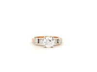 9K Lab Grown Diamond Ring For Women