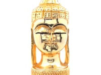 Ethereal Embrace Golden Silver Lord Buddha Statue