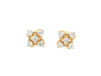 Sparkling Clover Lab Grown Diamond Earrings