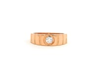 Dashing Style Men Lab Grown Diamond Ring